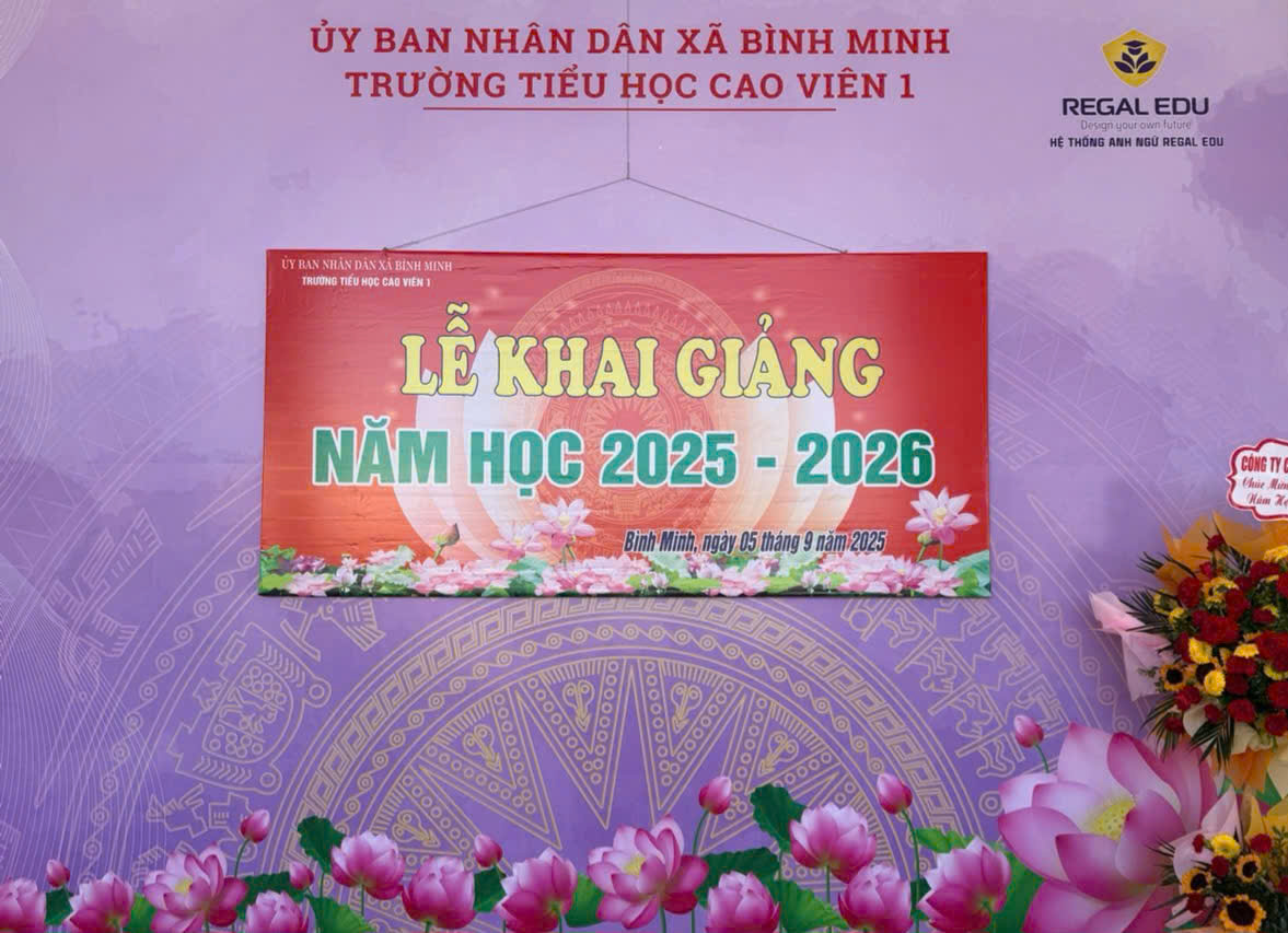 Buổi lễ khai giảng được diễn tại điểm 1 Trường tiểu học Cao Viên I vào ngày 5/9/2025.
