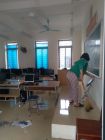 Công tác khử khuẩn - Trường tiểu học Cao Viên I